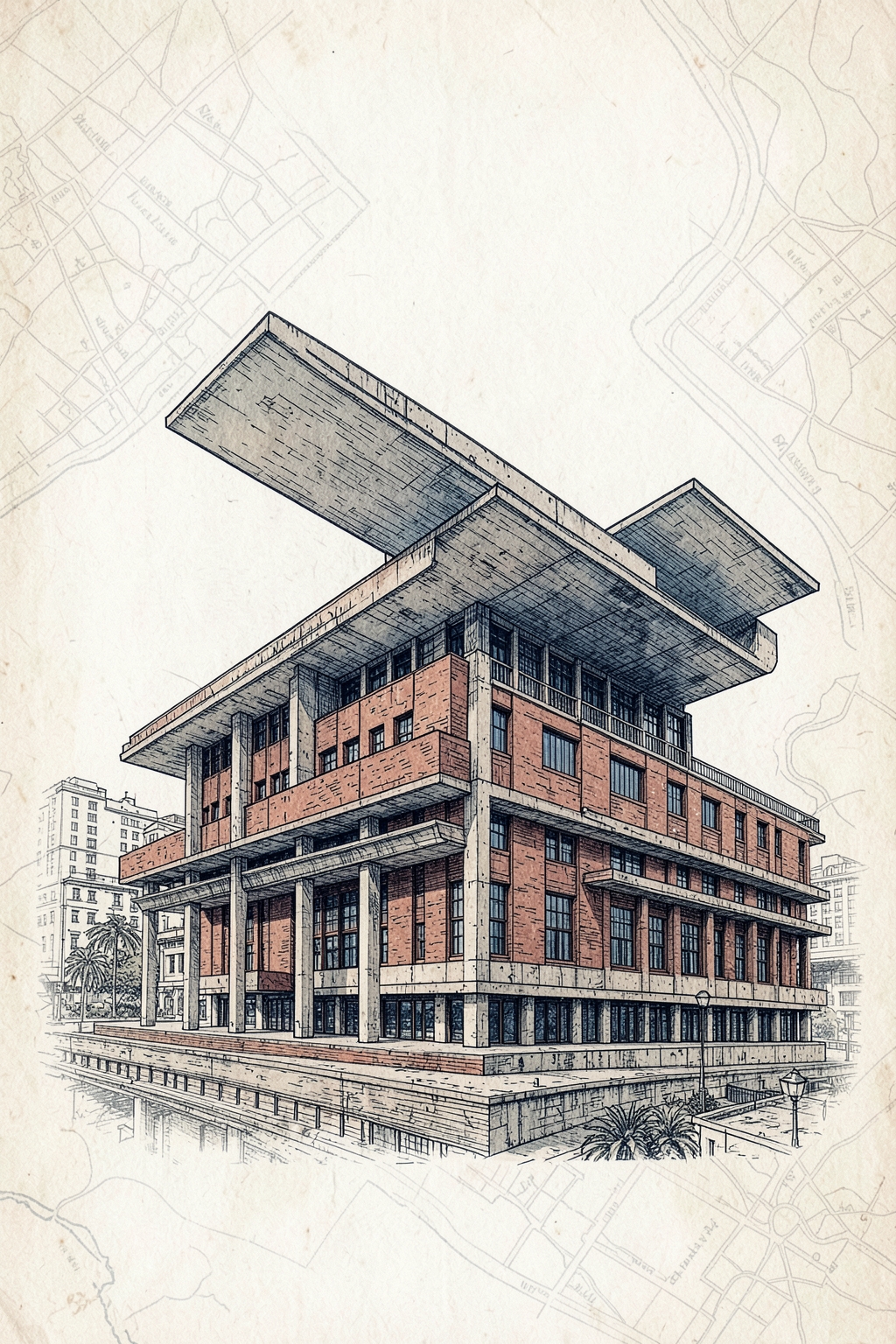 MASP, a modern art museum in São Paulo, Brazil