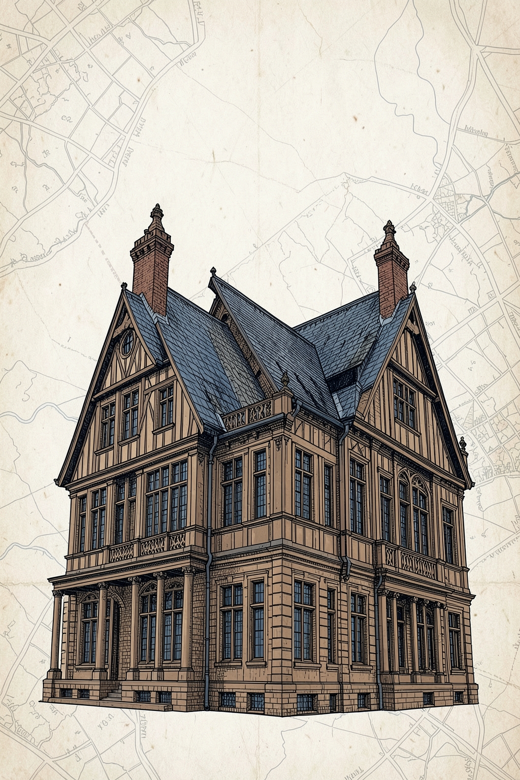 Christchurch Mansion, Ipswich, England, a historic mansion with Tudor flair