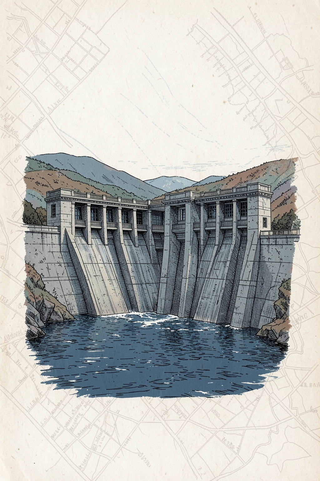 Boardman Dam in Boardman, Oregon, USA